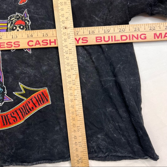 1988 Vintage Guns N Roses GNR Appetite for Destruction Tour T-Shirt  S A030322 - Picture 7 of 7